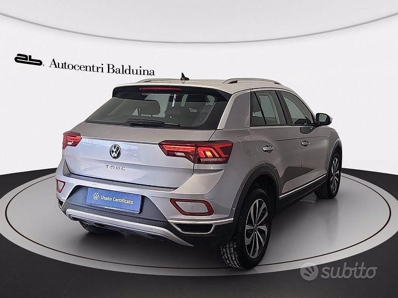 Usata VW T-Roc Style 150 CV (110 kW) 2022 Pyrit silver met SUV