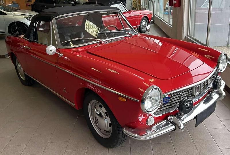 Usata Fiat 1500 71 CV (52 kW) 1964 Rosso Cabrio