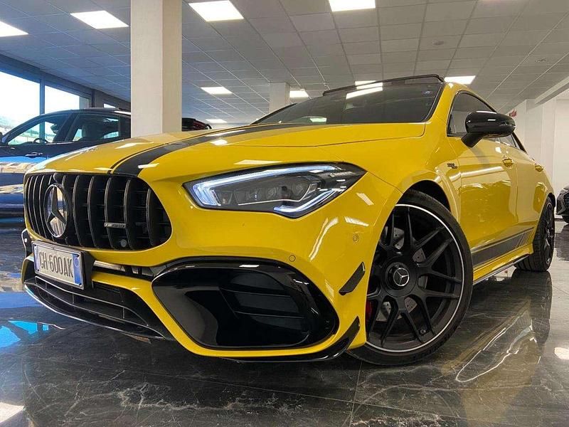Giallo Usata 2022 Mercedes CLA45 AMG AMG Tre volumi | 52.000 € (Buon prezzo) - Immagine 1/4