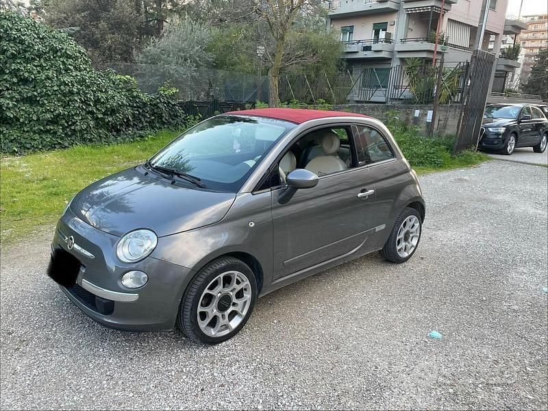 Usata Fiat 500C Lounge 69 CV (50 kW) 2015 Grigio Cabrio