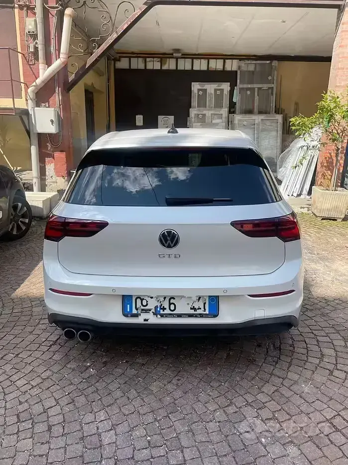 Usata VW Golf VIII GTD 200 CV (147 kW) 2023 Bianco Berlina