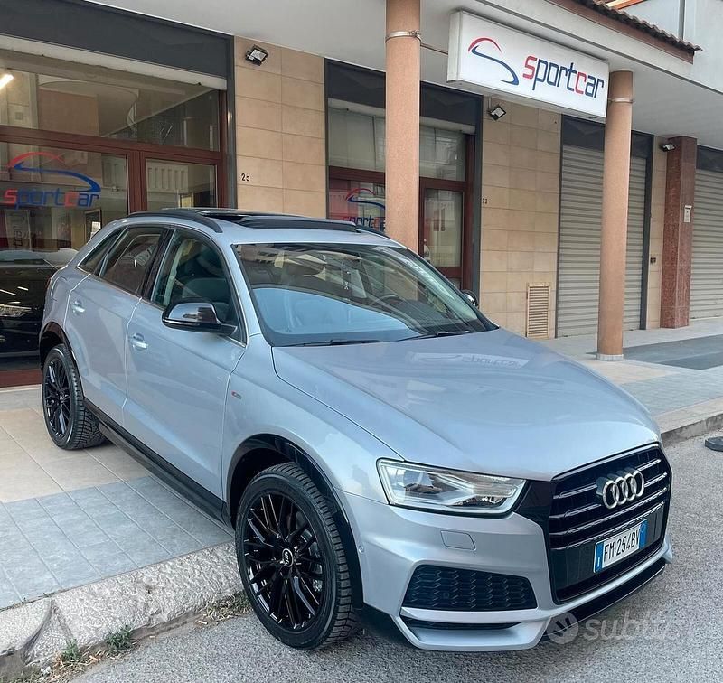 Usata Audi Q3 Competition 150 CV (110 kW) 2017 Argento SUV