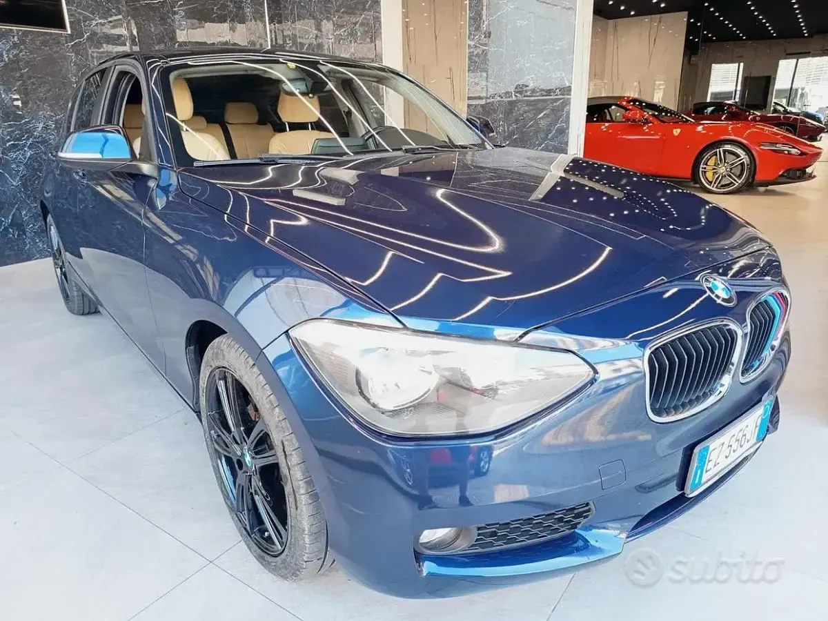 Usata BMW 118 M Sport 150 CV (110 kW) 2015 Blu Utilitaria