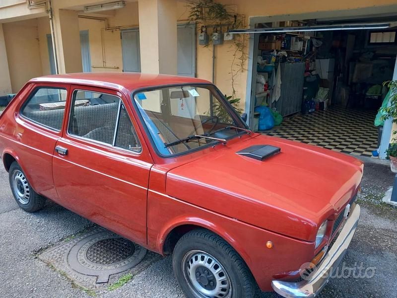 Usata Fiat 127 1970 Rosso Berlina