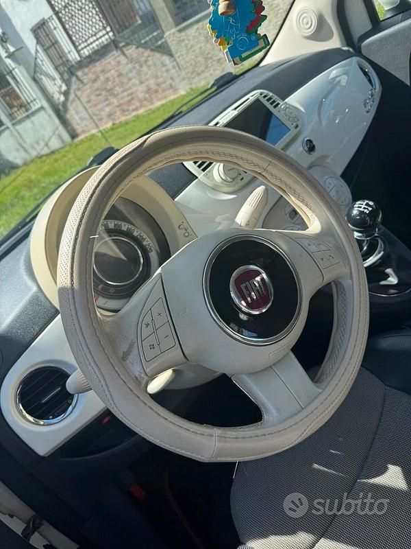 Usata Fiat 500C 69 CV (50 kW) 2012 Bianco Cabrio