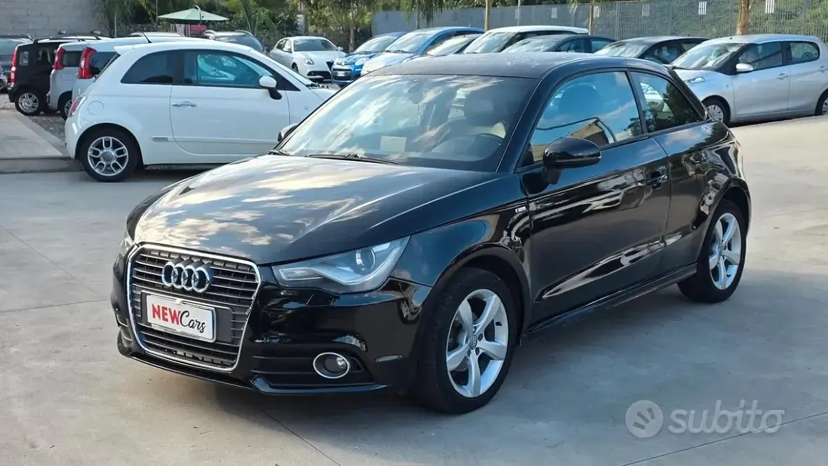 Usata Audi A1 S-Line 90 CV (66 kW) 2014 Nero Utilitaria