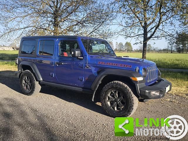 Usata Jeep Wrangler Unlimited Rubicon 200 CV (147 kW) 2020 Blu SUV