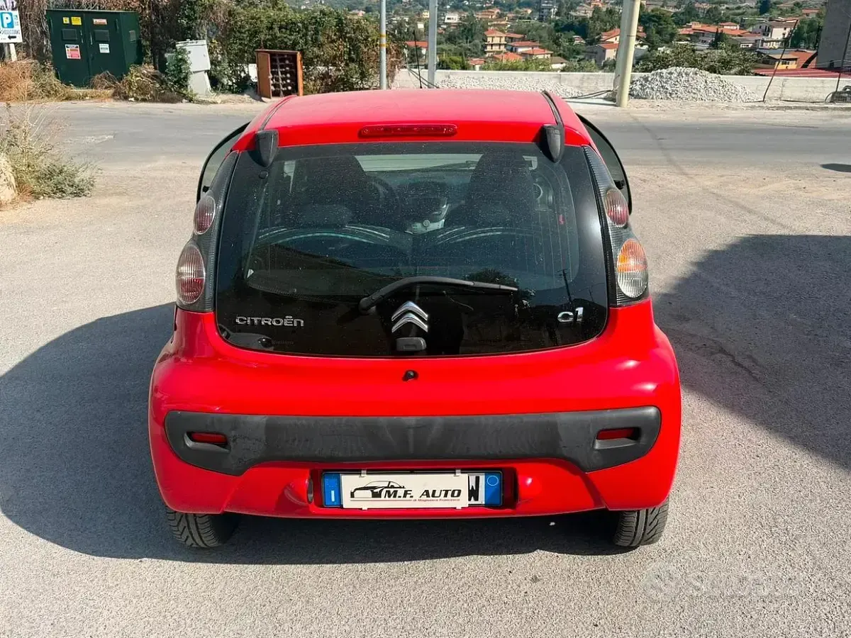 Usata Citroën C1 Seduction 69 CV (50 kW) 2014 Rosso Utilitaria