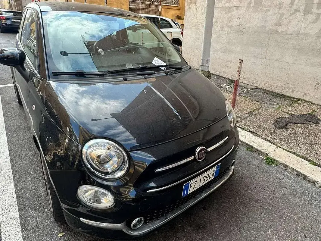 Usata Fiat 500 Lounge 69 CV (50 kW) 2019 Nero Utilitaria