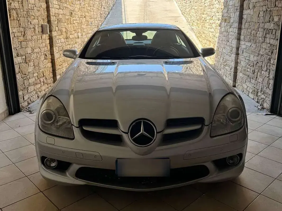 Usata Mercedes SLK200 AMG 163 CV (119 kW) 2004 Argento Cabrio