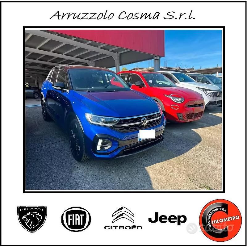 Usata VW T-Roc R-line 150 CV (110 kW) 2023 Blu SUV