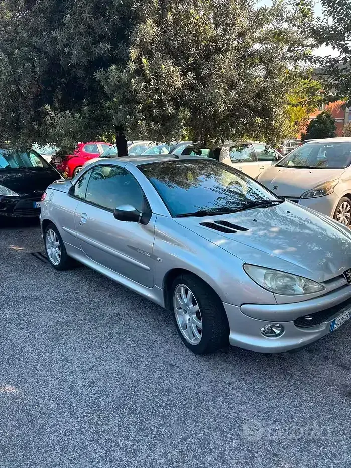 Usata Peugeot 206 CC 109 CV (80 kW) 2007 Grigio Cabrio
