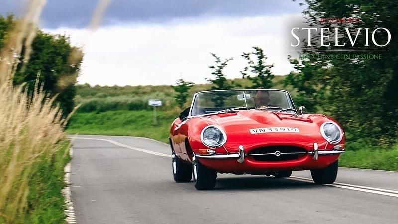 Usata Jaguar E-Type 269 CV (197 kW) 1963 Rosso Cabrio