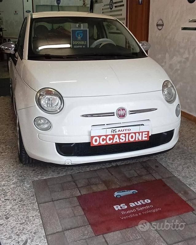 Usata Fiat 500 69 CV (50 kW) 2009 Bianco Cabrio