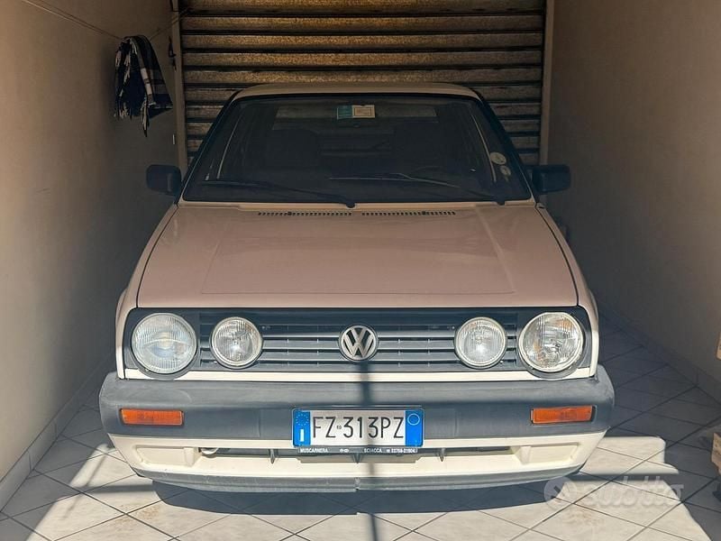 Usata VW Golf II 54 CV (39 kW) 1990 Bianco Utilitaria