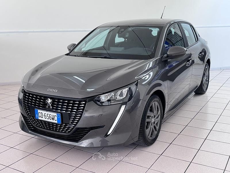 Usata Peugeot 208 Allure 102 CV (75 kW) 2021 Gray Utilitaria