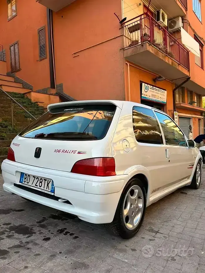 Usata Peugeot 106 118 CV (86 kW) 1999 Bianco Utilitaria