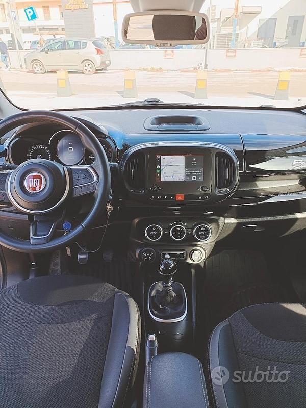 Usata Fiat 500L Cross 95 CV (69 kW) 2020 Nero Monovolume