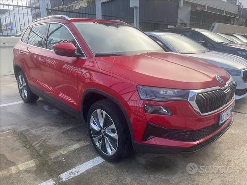 Usata Skoda Karoq Style 115 CV (84 kW) 2023 Rosso SUV