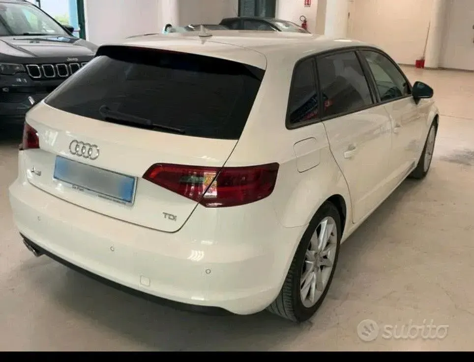 Usata Audi A3 150 CV (110 kW) 2014 Bianco Berlina