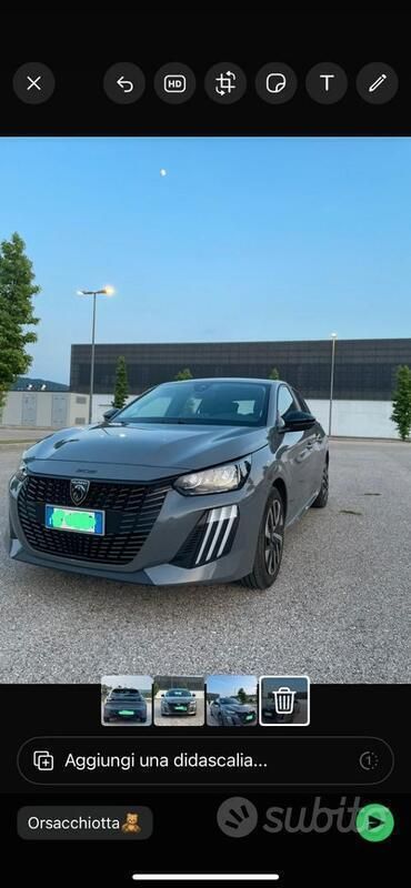 Usata Peugeot 208 2024 Grigio Utilitaria