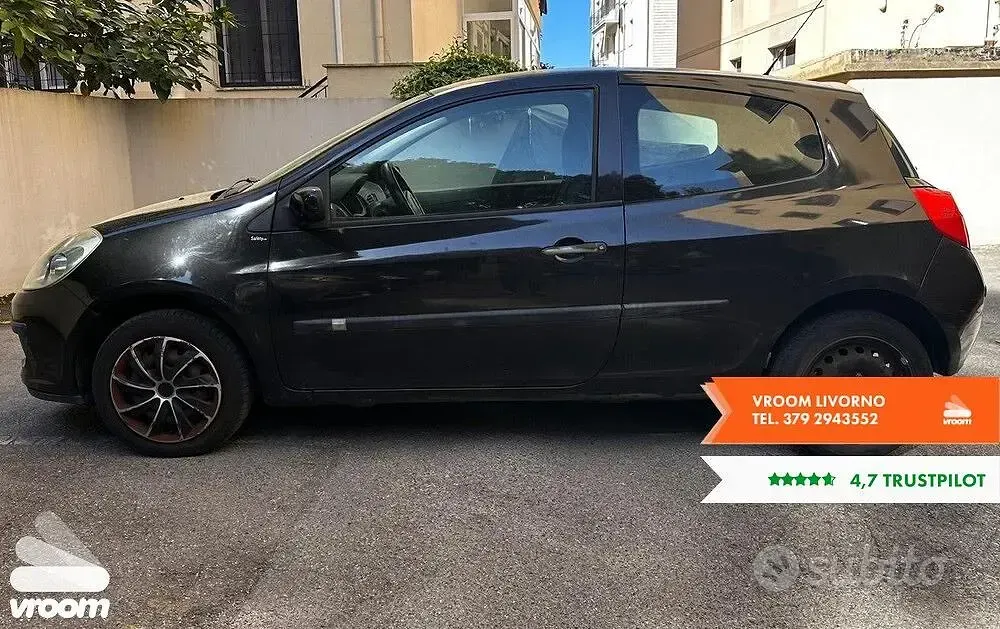 Usata Renault Clio 75 CV (55 kW) 2008 Nero Utilitaria
