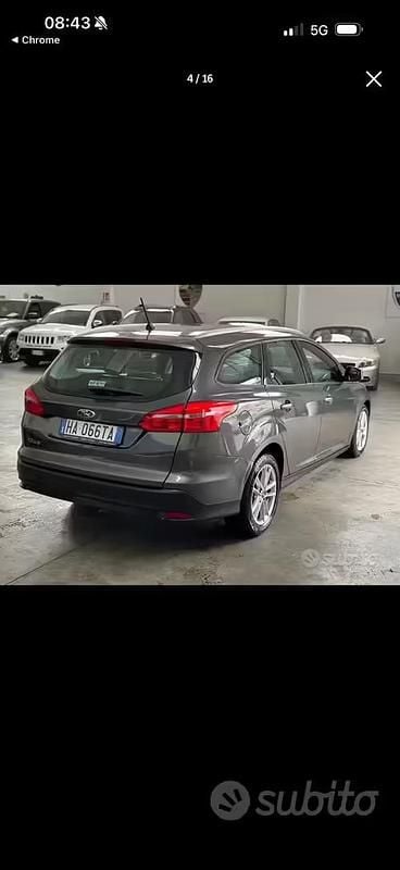 Usata Ford Focus 120 CV (88 kW) 2018 Grigio Station wagon
