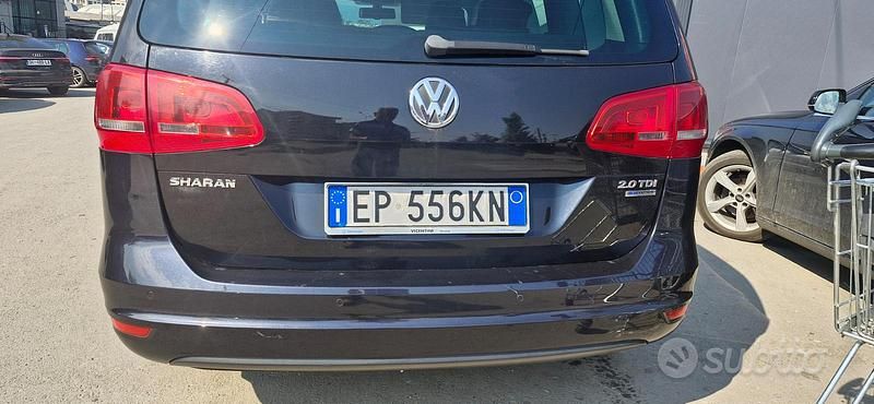 Usata VW Sharan 140 CV (102 kW) 2012 Nero Monovolume