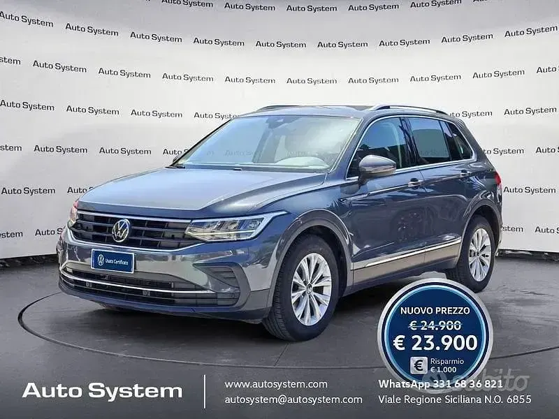 Usata VW Tiguan Life 122 CV (89 kW) 2022 Dolphin grey SUV