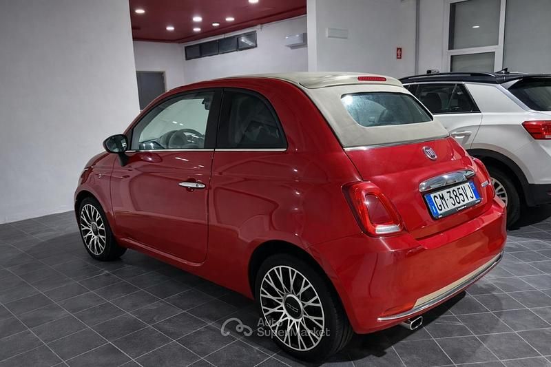Usata Fiat 500 69 CV (50 kW) 2023 Rosso Cabrio