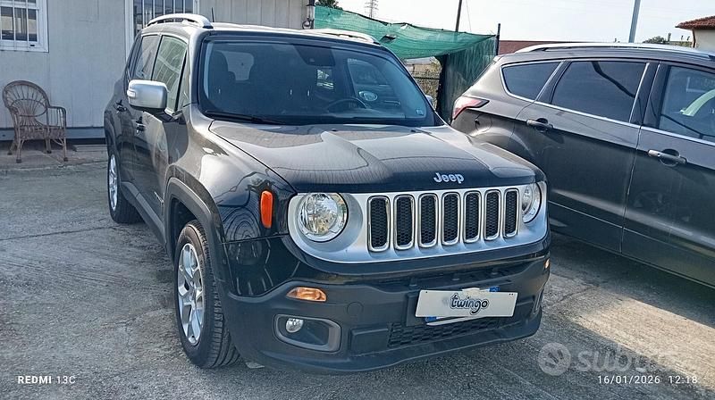 Usata Jeep Renegade Longitude 120 CV (88 kW) 2014 Nero SUV