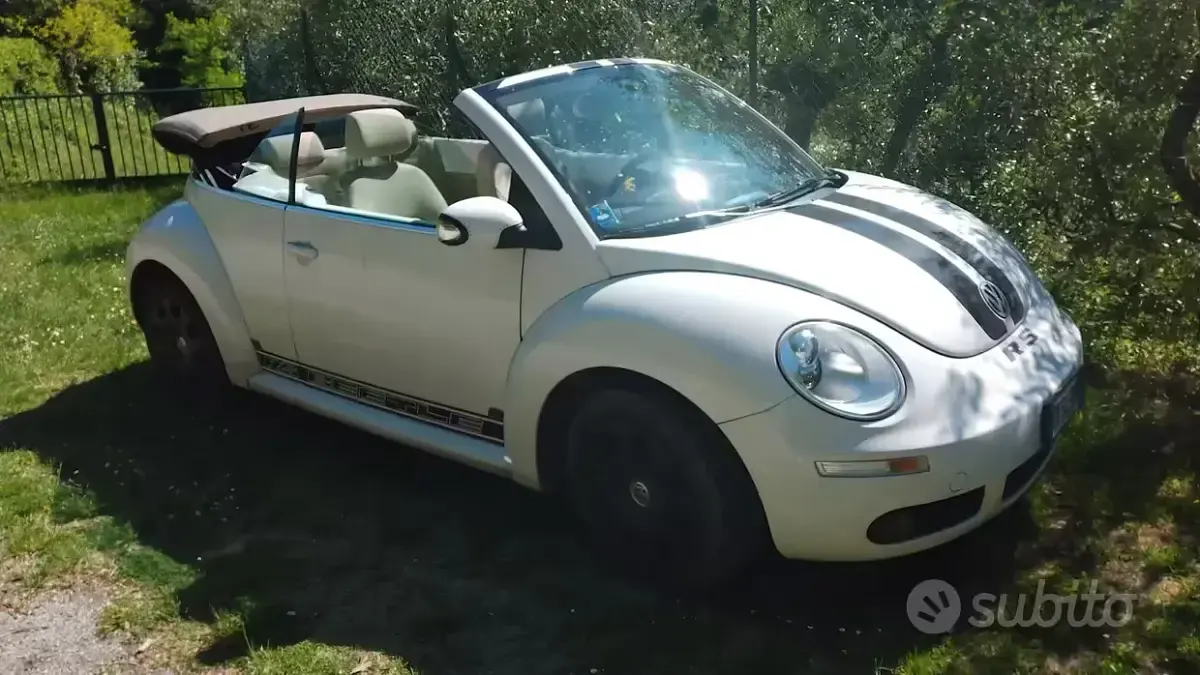 Usata VW New Beetle 75 CV (55 kW) 2009 Bianco Utilitaria