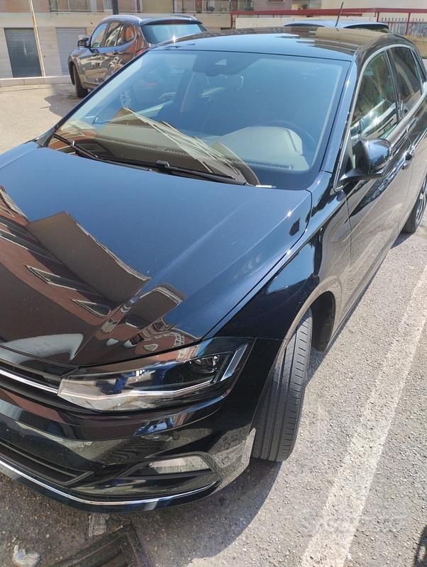 Usata VW Polo 90 CV (66 kW) 2020 Nero Utilitaria