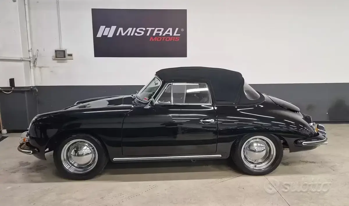 Usata Porsche 356 B 75 CV (55 kW) 1960 Nero Cabrio