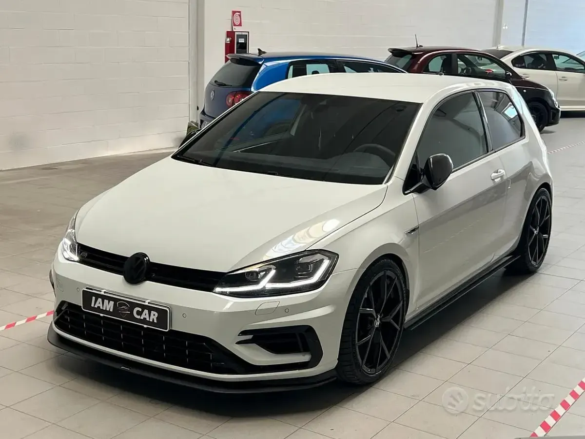 Usata VW Golf VII R 310 CV (228 kW) 2018 Bianco Berlina