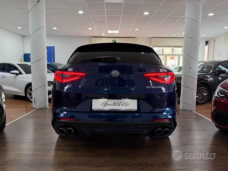 Usata Alfa Romeo Stelvio Quadrifoglio 510 CV (375 kW) 2019 Blu SUV
