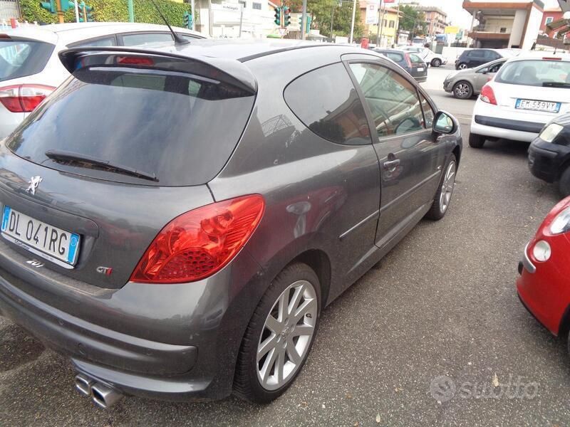Usata Peugeot 207 GTi 175 CV (128 kW) 2007 Grigio Berlina