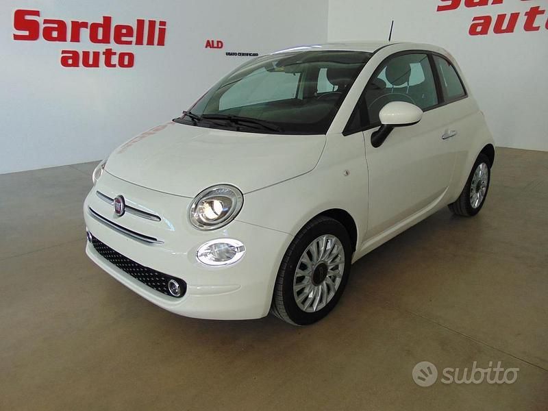 Usata Fiat 500 Lounge 69 CV (50 kW) 2021 Bianco Utilitaria