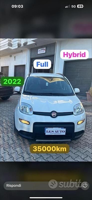 Usata Fiat Panda 70 CV (51 kW) 2022 Bianco Utilitaria