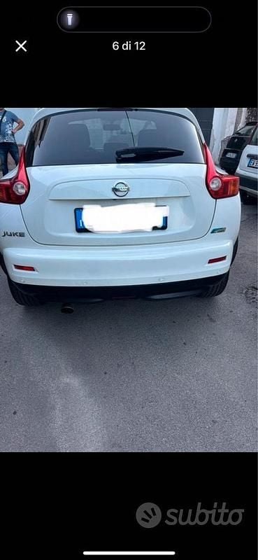 Usata Nissan Juke 110 CV (80 kW) 2010 Bianco SUV