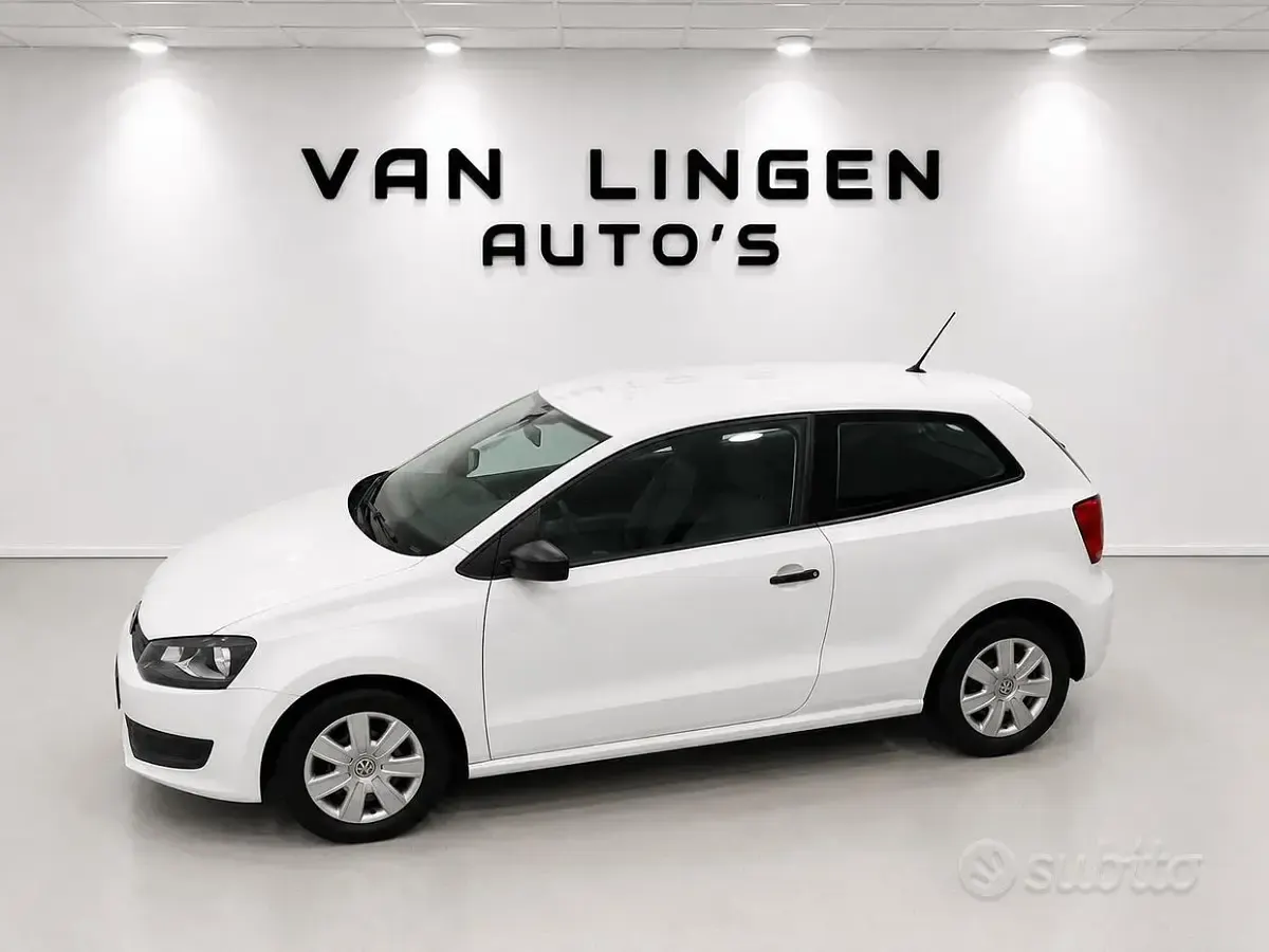Usata VW Polo Trendline 60 CV (44 kW) 2010 Bianco Utilitaria