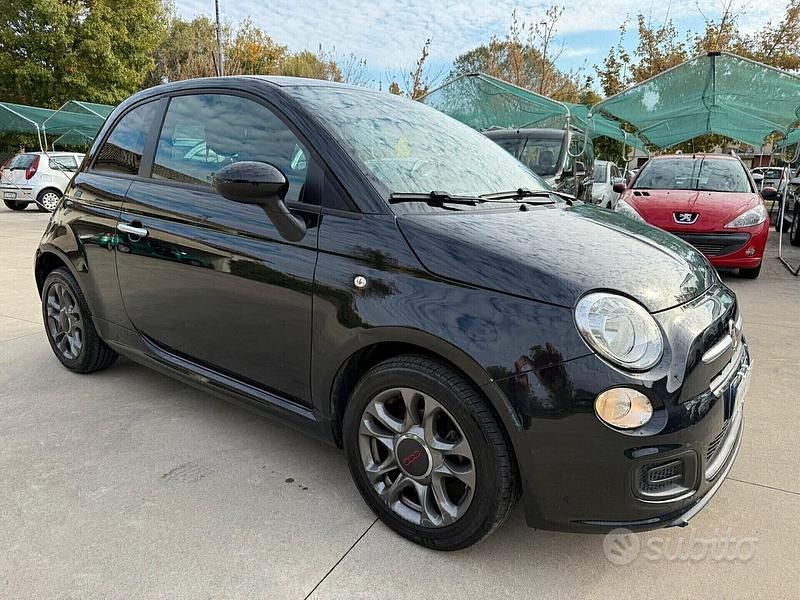 Usata Fiat 500 Sport 69 CV (50 kW) 2014 Nero Utilitaria