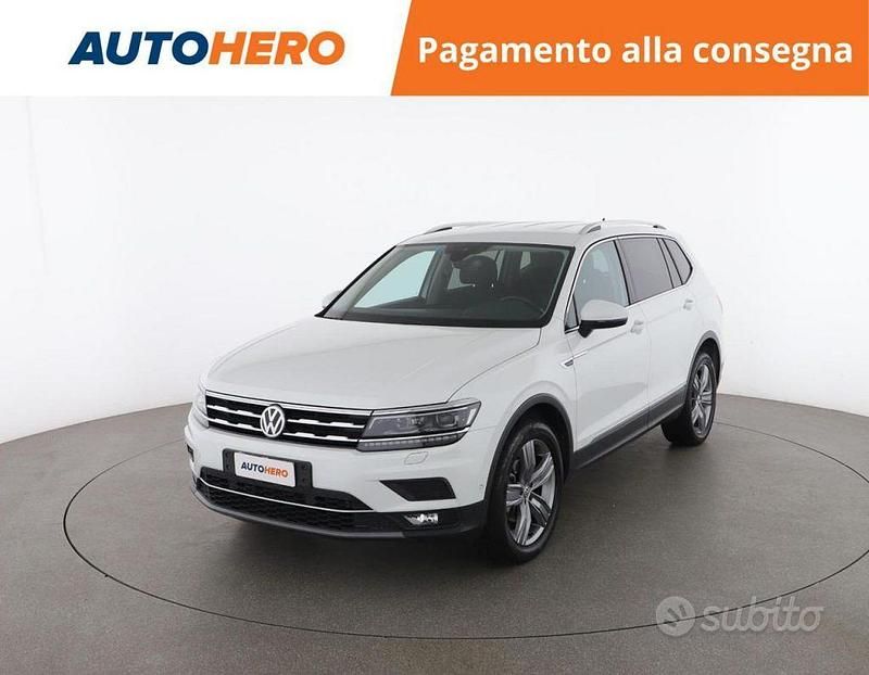 Bianco Usata 2021 VW Tiguan Allspace Advance SUV | 27.299 € (Buon prezzo) - Immagine 1/2