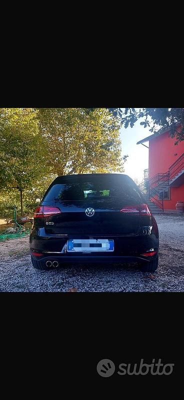 Usata VW Golf VII GTD 184 CV (135 kW) 2014 Nero Berlina
