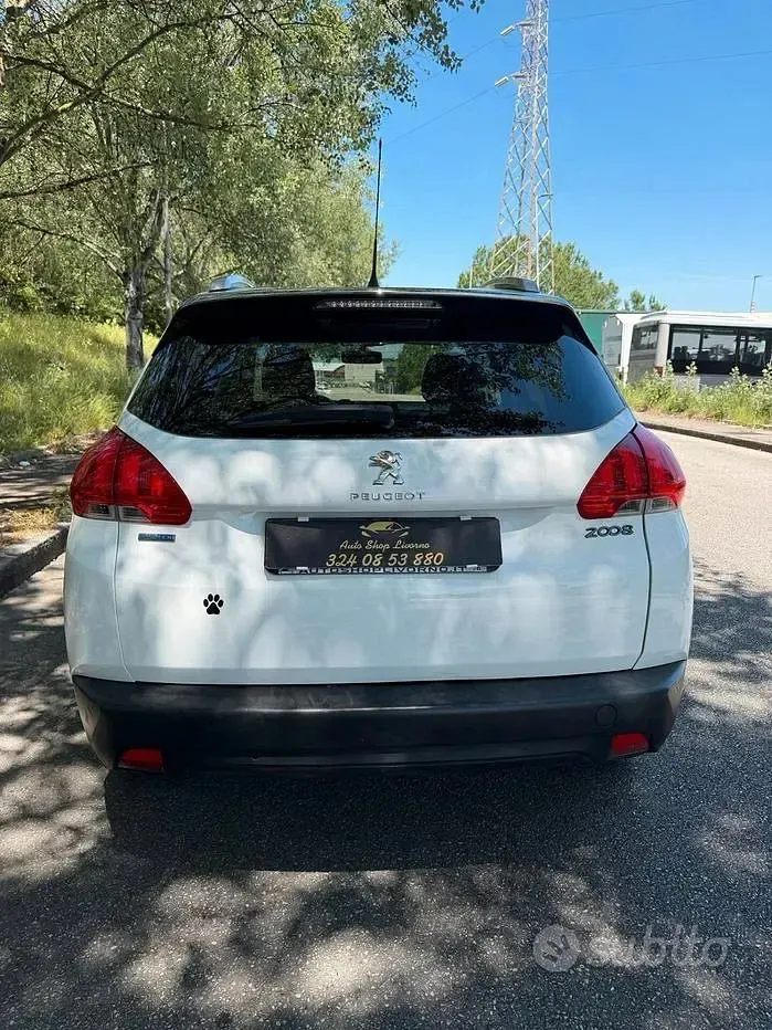 Usata Peugeot 2008 S 99 CV (72 kW) 2015 Bianco SUV