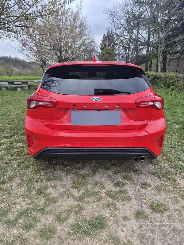 Usata Ford Focus ST-Line 125 CV (91 kW) 2019 Rosso Berlina