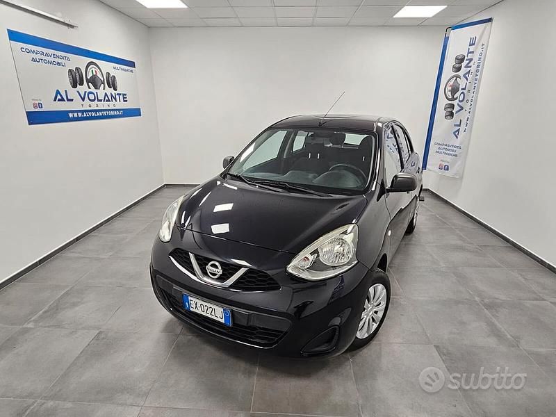 Usata Nissan Micra Acenta 80 CV (58 kW) 2014 Nero Utilitaria