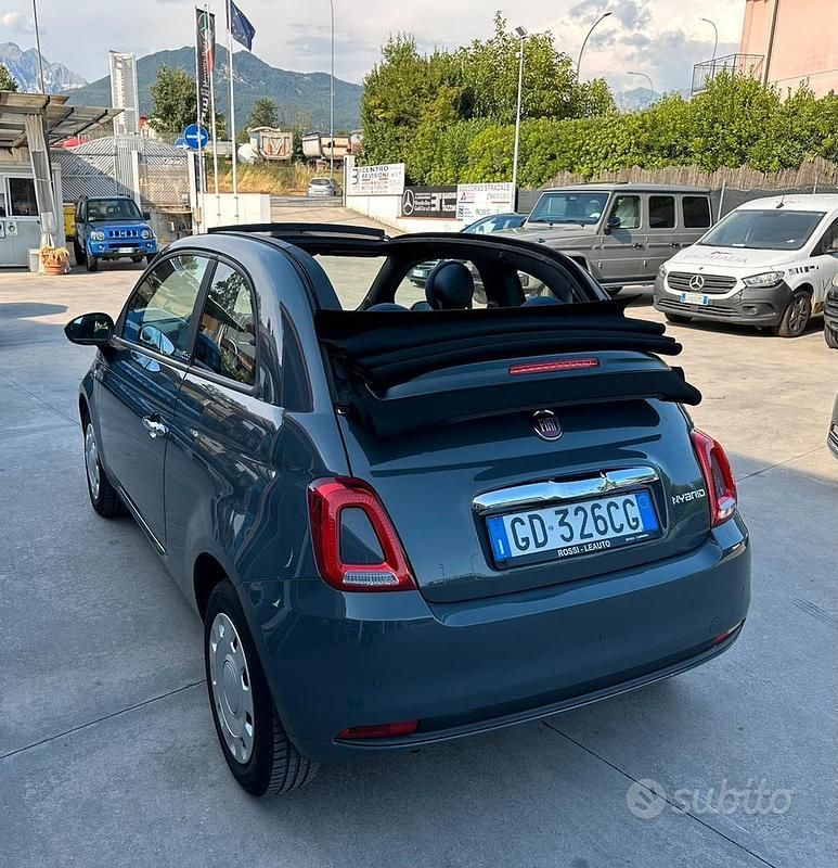 Usata Fiat 500C 2021 Grigio Cabrio