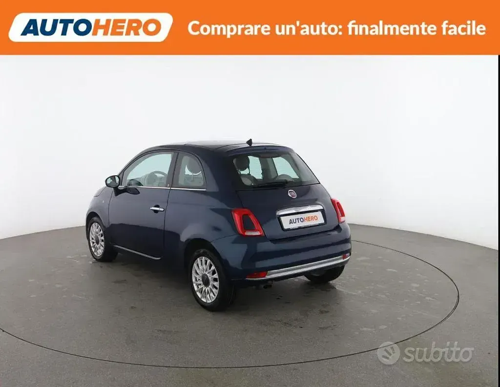 Używany Fiat 500 Lounge 95 KM (69 kW) 2019 Niebieski Hatchback