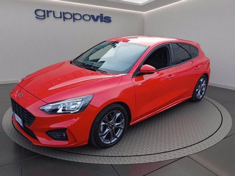 Usata Ford Focus ST-Line 125 CV (91 kW) 2019 Rosso pastello Berlina